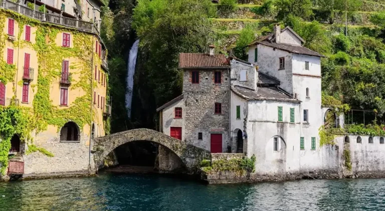 Le cascate sul lago di como